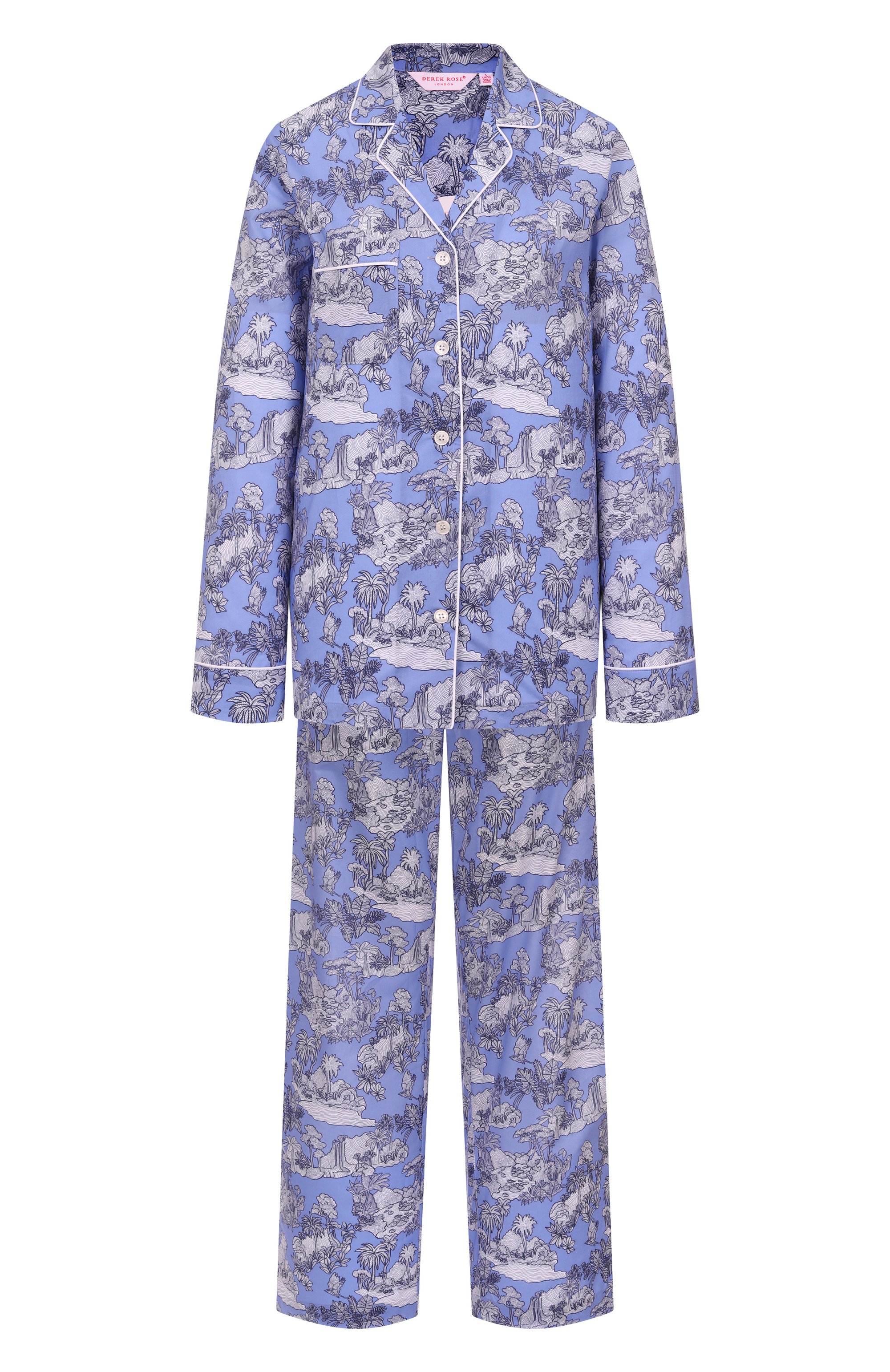 Хлопковая пижама DEREK ROSE, арт. 2012/LEDB090, фото 1