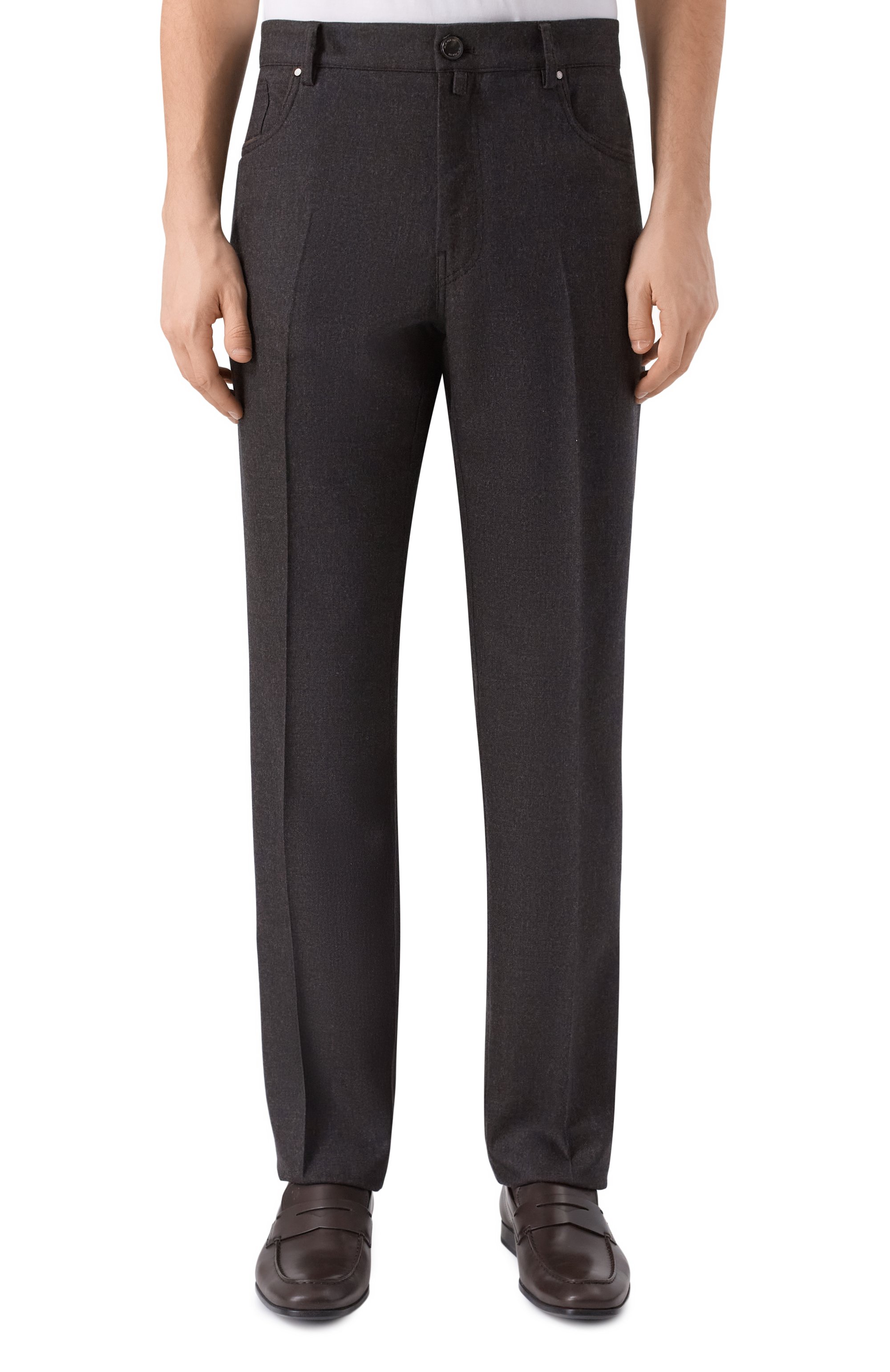 Брюки из шерсти и кашемира BERWICH, арт. M0RELL0 5TALC 19/FA1224X, фото 3