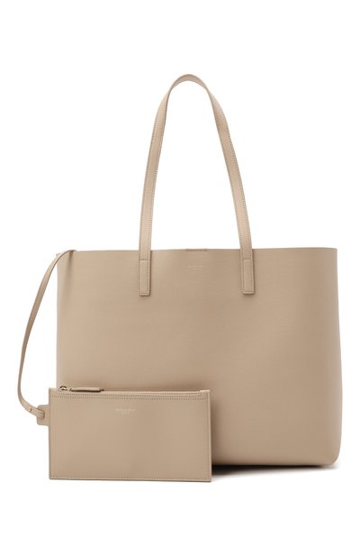 Сумка-тоут shopping large SAINT LAURENT бежевого цвета по цене 192500 руб., арт. 600281/CSV0J, фото 5 Сумка-тоут shopping large SAINT LAURENT, арт. 600281/CSV0J, фото 5
