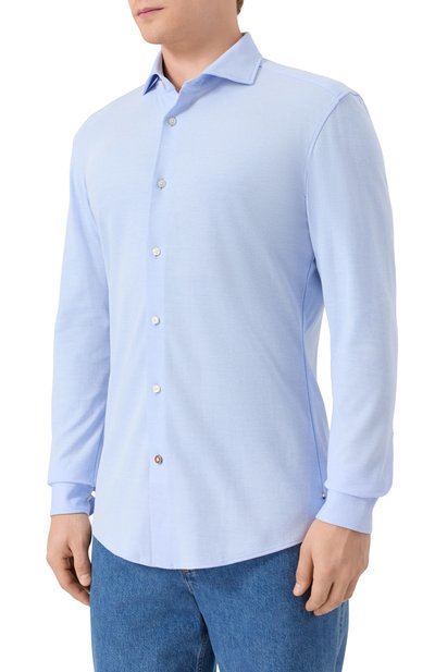 Хлопковая рубашка BOSS, арт. 50527675, фото 3