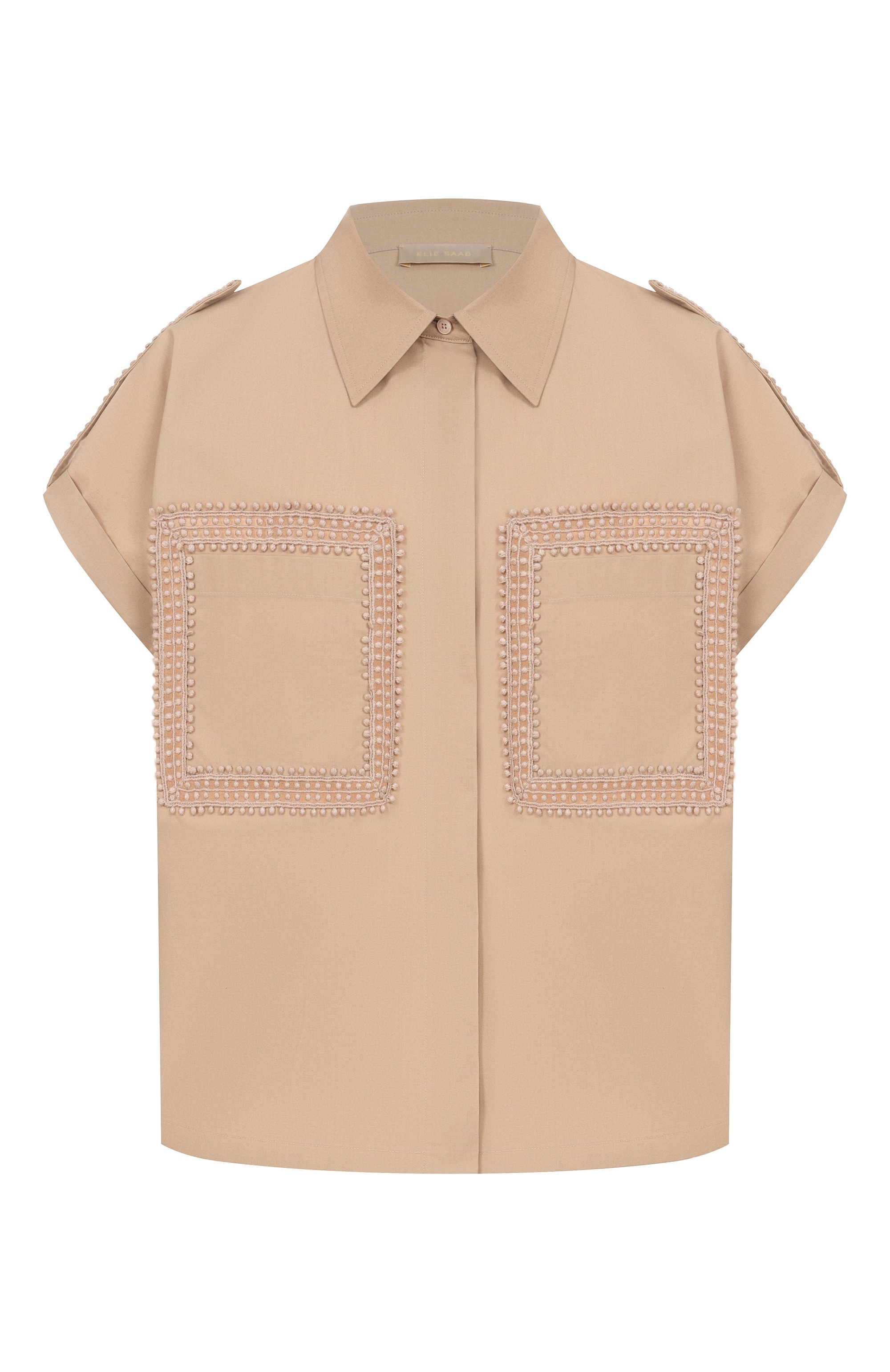 Хлопковая рубашка ELIE SAAB, арт. SH092NS25/P0009, �фото 1