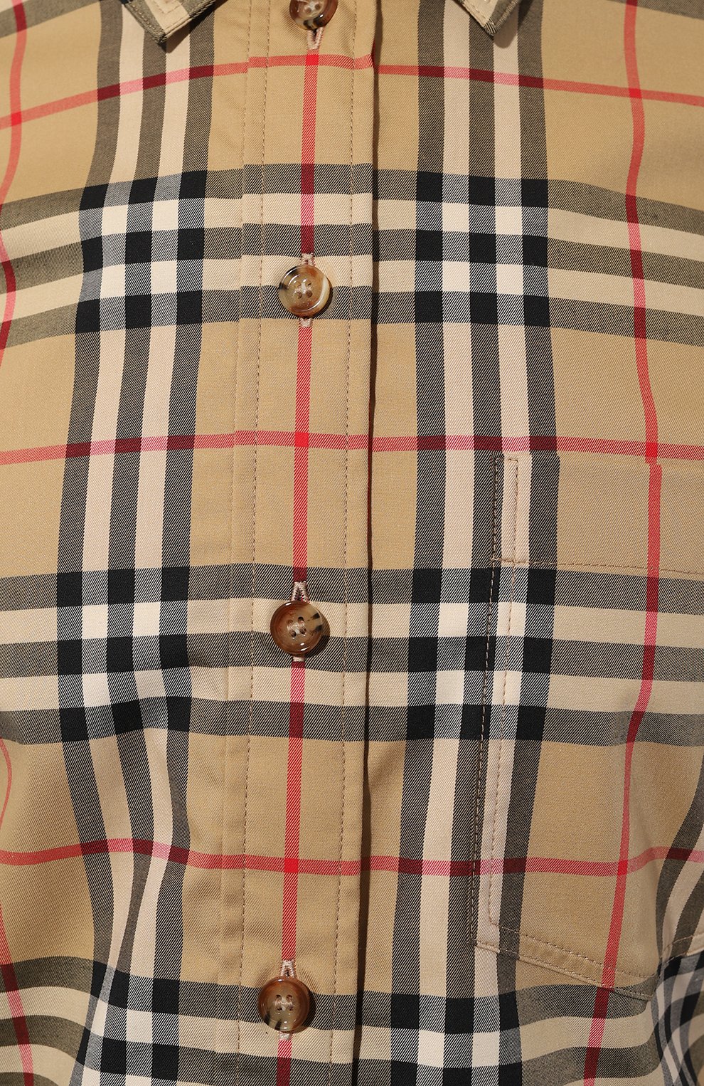 Хлопковая рубашка BURBERRY, арт. 8083149, фото 5