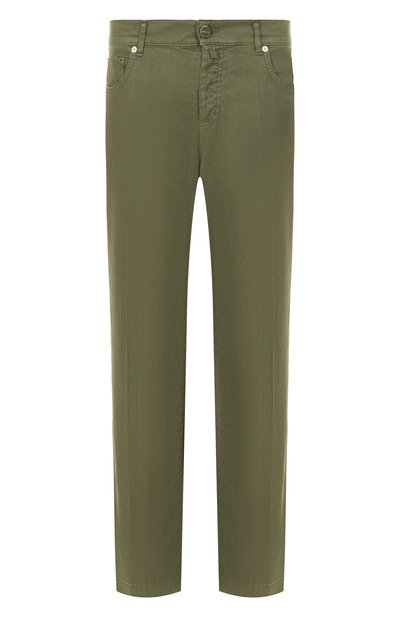 Мужские брюки изо льна и хлопка KITON, арт. UPR005LK0603F08