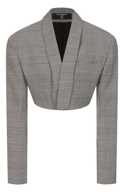 Женский шерстяной жакет BALMAIN, арт. GF1SD260/WD31