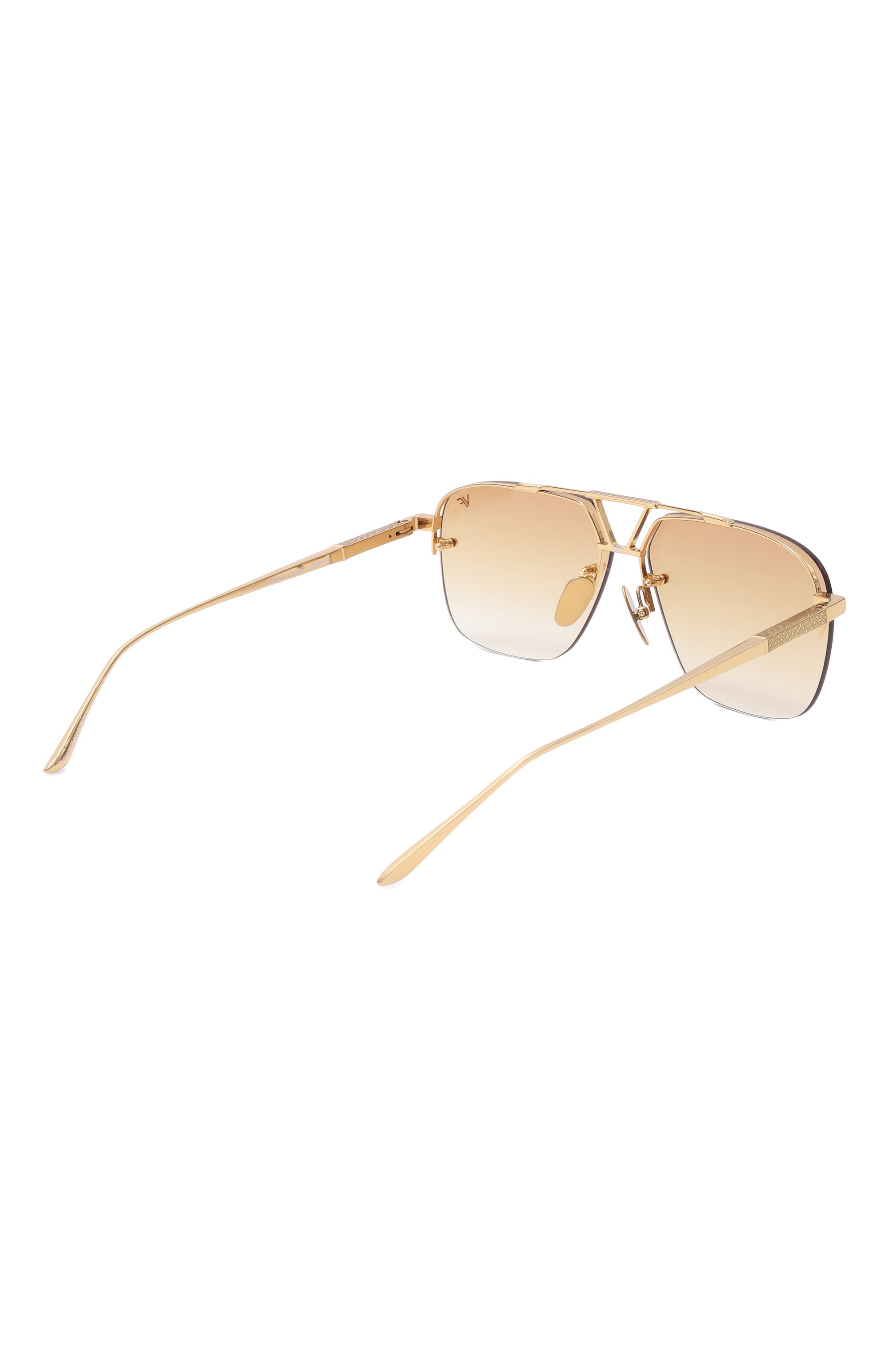 Солнцезащитные очки VINTAGE FRAMES, арт. FALC0N YELL0W G0LD/YELL0W BR0WN, фото 5