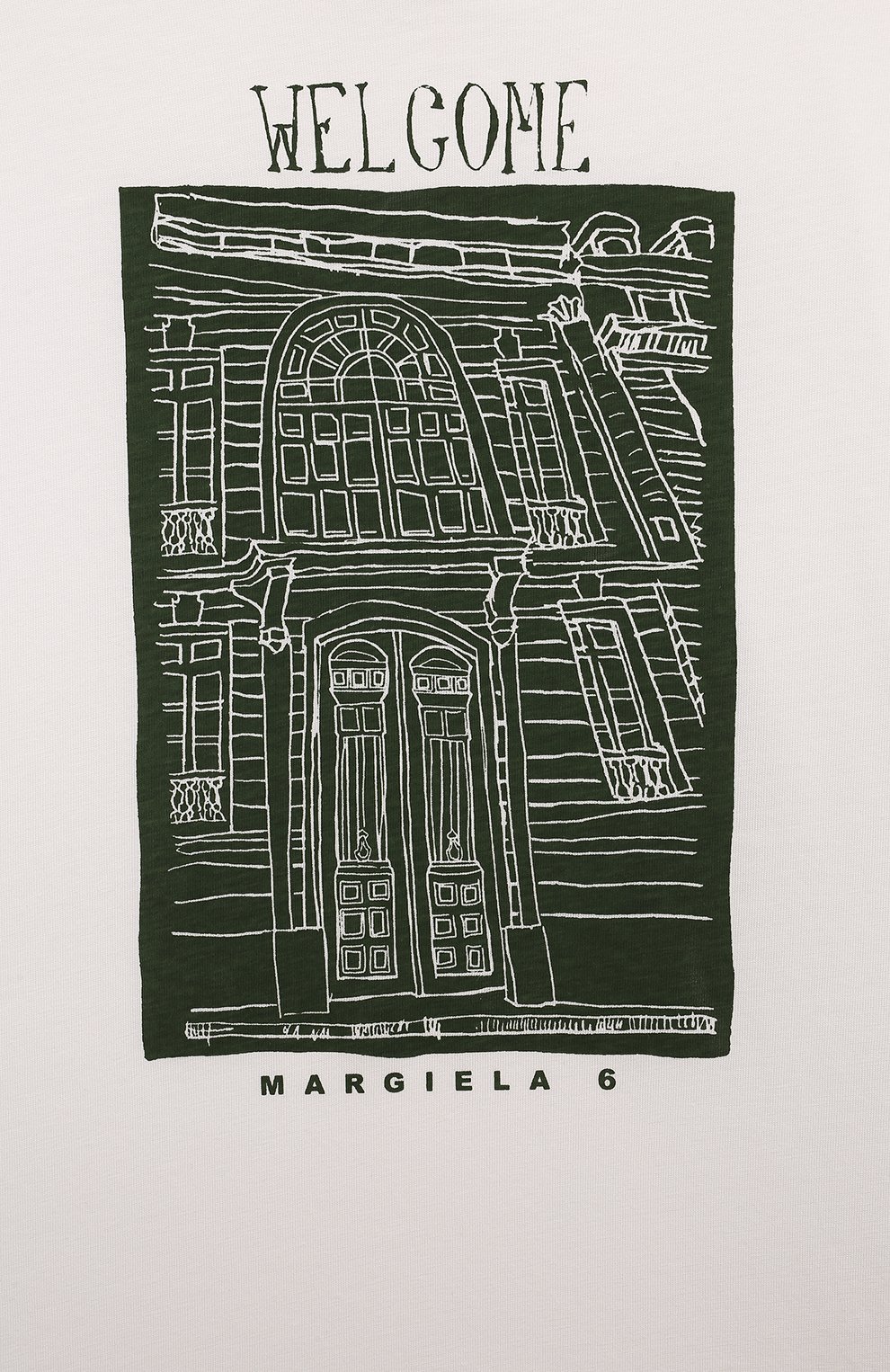 Хлопковая футболка MM6, арт. M60664/MM009, фото 3