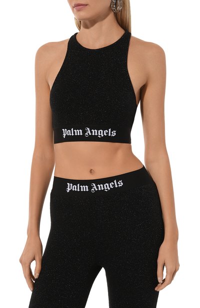 Топ из вискозы и шерсти PALM ANGELS, арт. PWHT001F24KNI001, фото 3