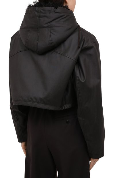 Куртка с меховой подкладкой BOTTEGA VENETA коричневого цвета по цене 617000 руб., арт. 648118/V04C0, фото 4 Куртка с меховой подкладкой BOTTEGA VENETA, арт. 648118/V04C0, фото 4