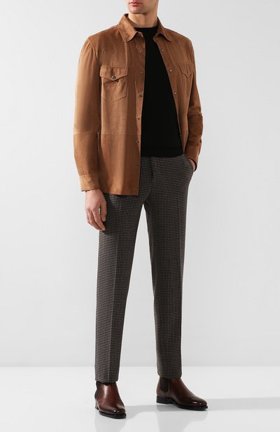 Замшевая рубашка BRUNELLO CUCINELLI, арт. MPCLB1721, фото 2