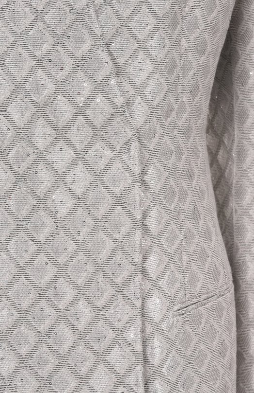 Жакет с отделкой пайетками Giorgio Armani GW000845/TE13744 Серебряный  GW000845/TE13744 Фото 6