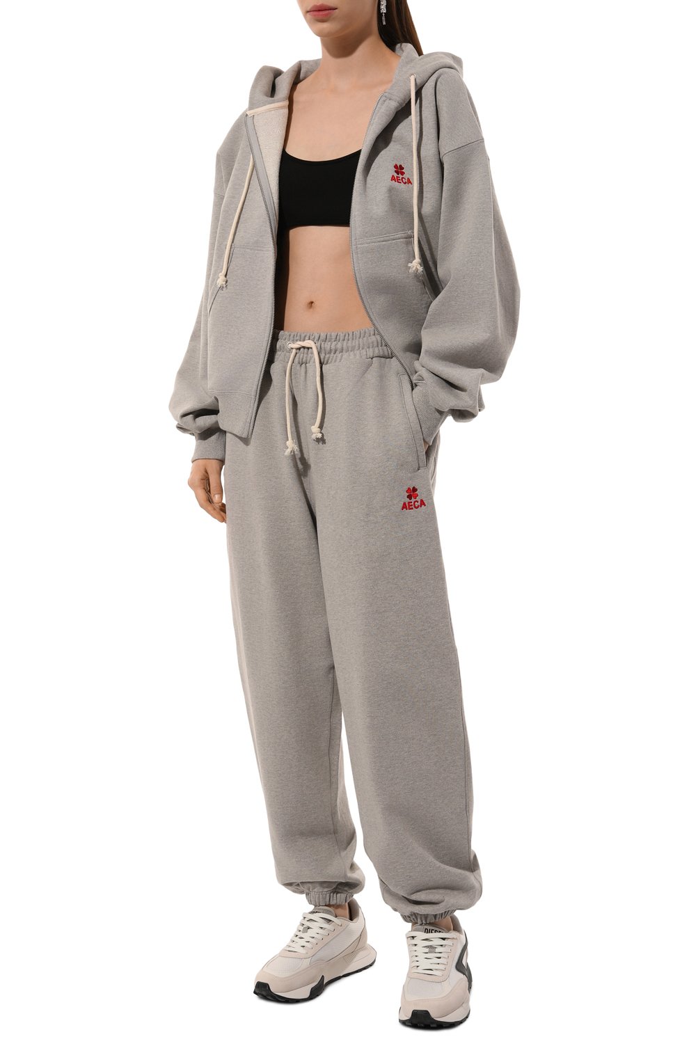 Хлопковые джоггеры AECA WHITE, арт. FWCMFWBDBSLSO006C0, фото 2