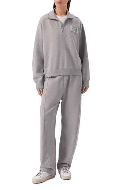 Хлопковые брюки GANNI, арт. A1080058, фото 2