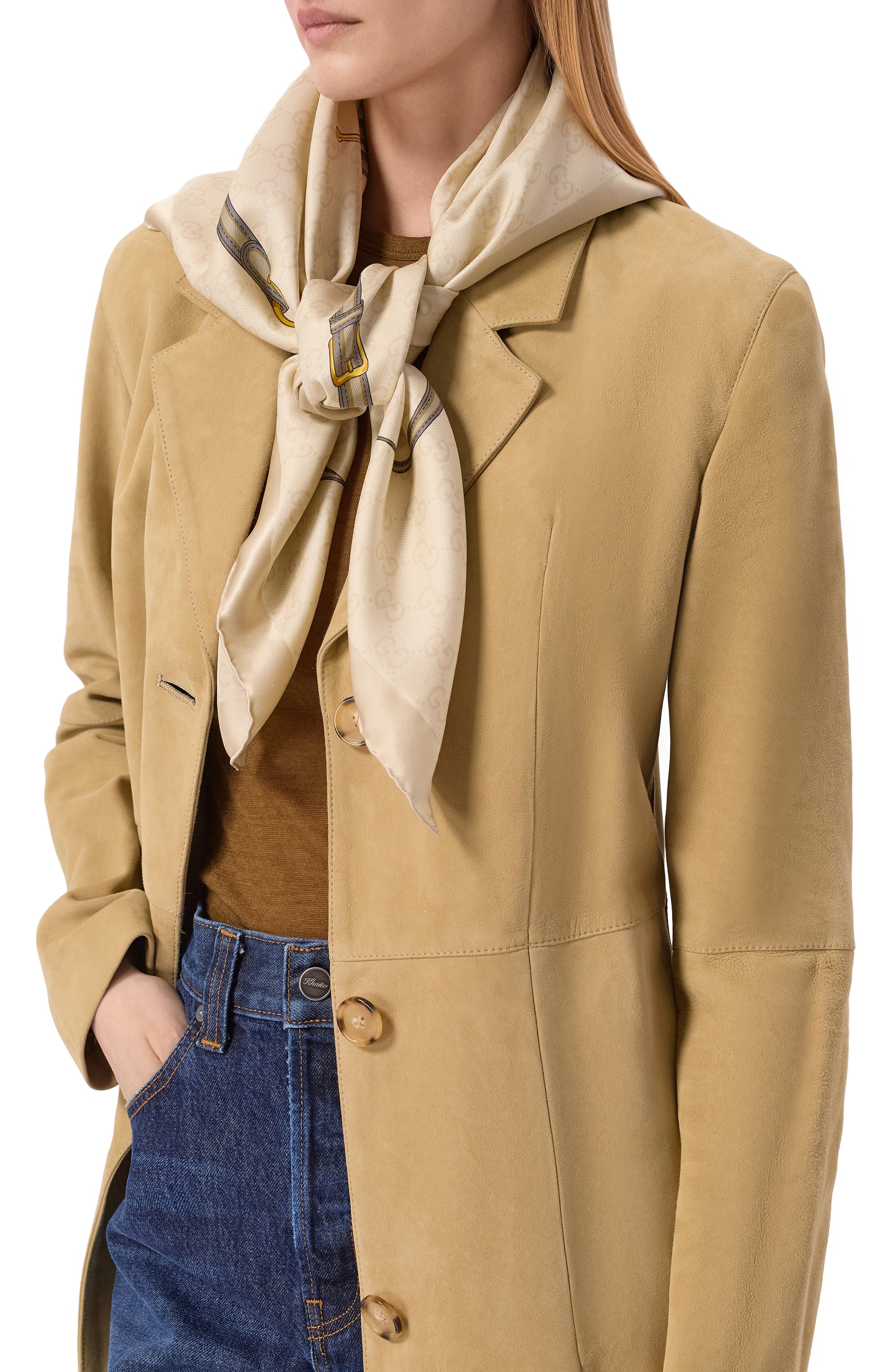 Шелковый платок GUCCI, арт. 850180/3G009, фото 2