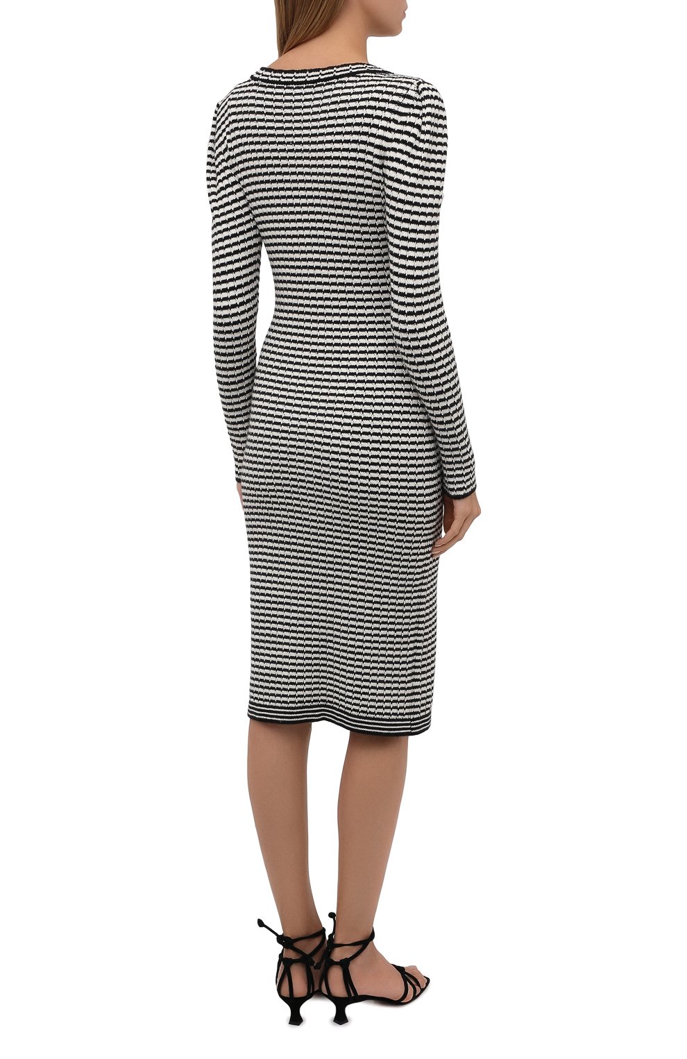 Платье из хлопка и шерсти SELF-PORTRAIT, арт. PF21-947, фото 4