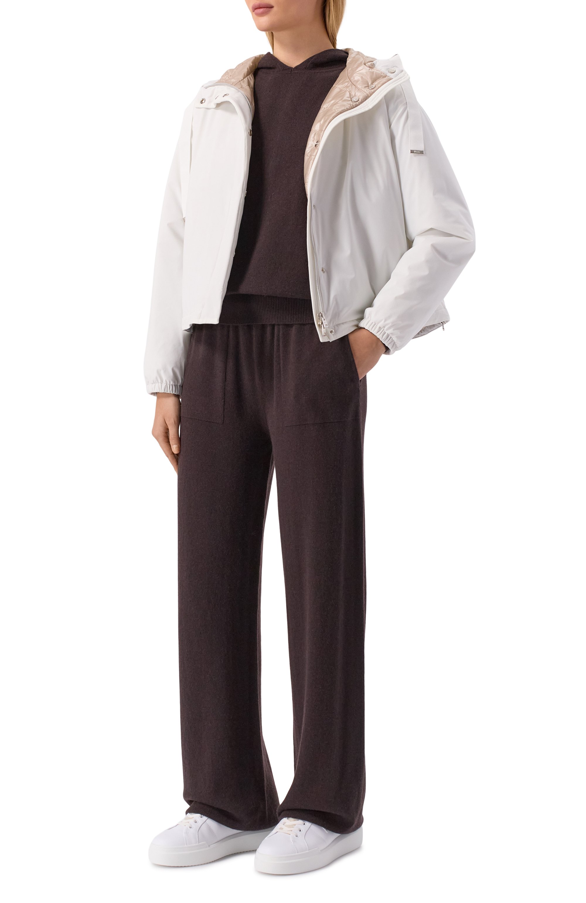 Утепленная куртка HERNO белого цвета по цене 99500 руб., арт. GC00070DR/12387SZ, фото 2 Утепленная куртка HERNO, арт. GC00070DR/12387SZ, фото 2