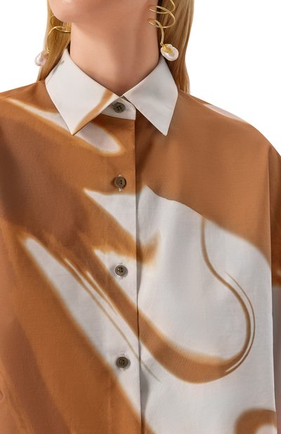 Хлопковая рубашка DRIES VAN NOTEN, арт. 251-010713-1036, фото 5