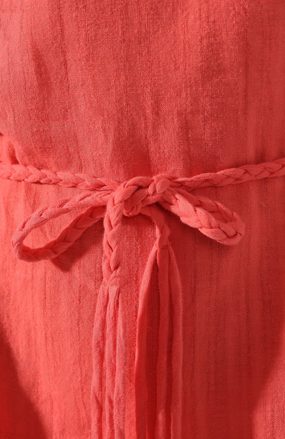 Льняная туника A MERE CO кораллового цвета по цене 34900 руб., арт. AMC/R19003, фото 5 Льняная туника A MERE CO, арт. AMC/R19003, фото 5