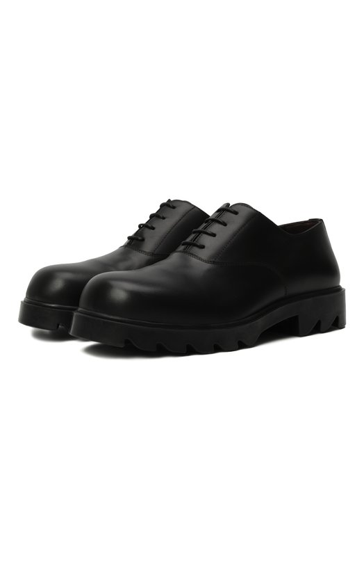 фото Кожаные оксфорды strut bottega veneta