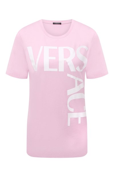 Женская хлопковая футболка VERSACE, арт. 1001530/1A00603