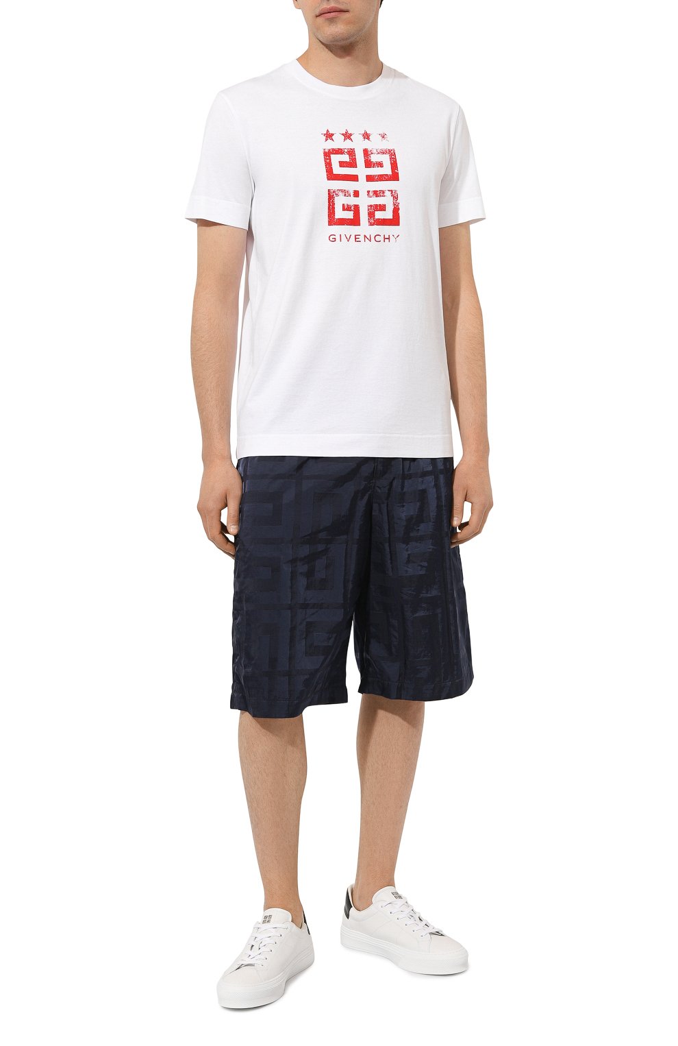 Шорты GIVENCHY темно-синего цвета по цене 115500 руб., арт. BM51A1/14UD, фото 2 Шорты GIVENCHY, арт. BM51A1/14UD, фото 2