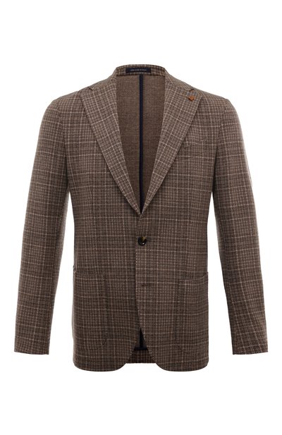 Пиджак из хлопка и шерсти SARTORIA LATORRE коричневого цвета по цене 61550 руб., арт. JD74/JG051, фото 1 Пиджак из хлопка и шерсти SARTORIA LATORRE, арт. JD74/JG051, фото 1