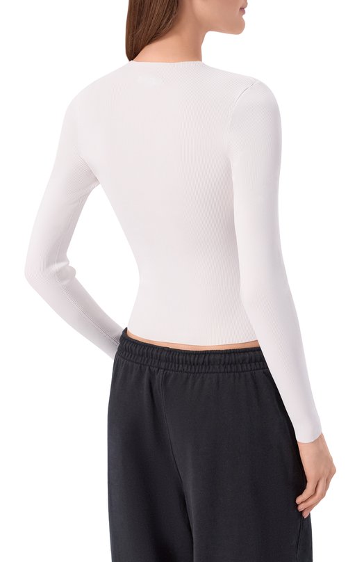 Лонгслив Alexander Wang 1KC2261036 Белый  1KC2261036 Фото 4