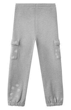Детские хлопковые джоггеры MSGM KIDS серого цвета, арт. S5MSJBFP152 | Фото 2 (Материал сплава: Проставлено; Нос: Не проставлено; Мальчики Кросс-КТ: Джоггеры-одежда; Материал внешний: Хлопок; Ростовка одежда: 6 лет | 116 см, 12 лет | 152 см, 16 лет | 164 см, 8 лет | 128 см, 10 - 11 лет | 140 - 146см)