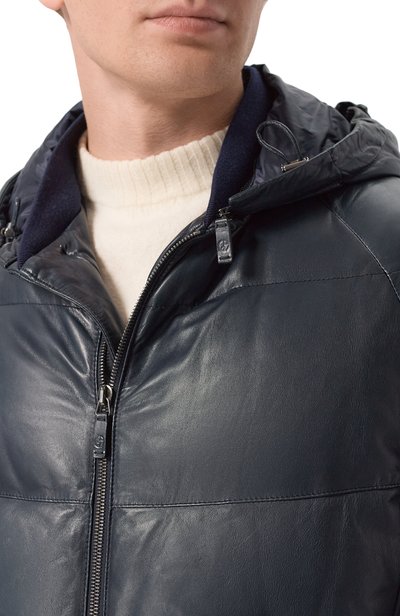 Кожаный пуховик GIORGIO ARMANI, арт. 5SR50P/5SP50, фото 5