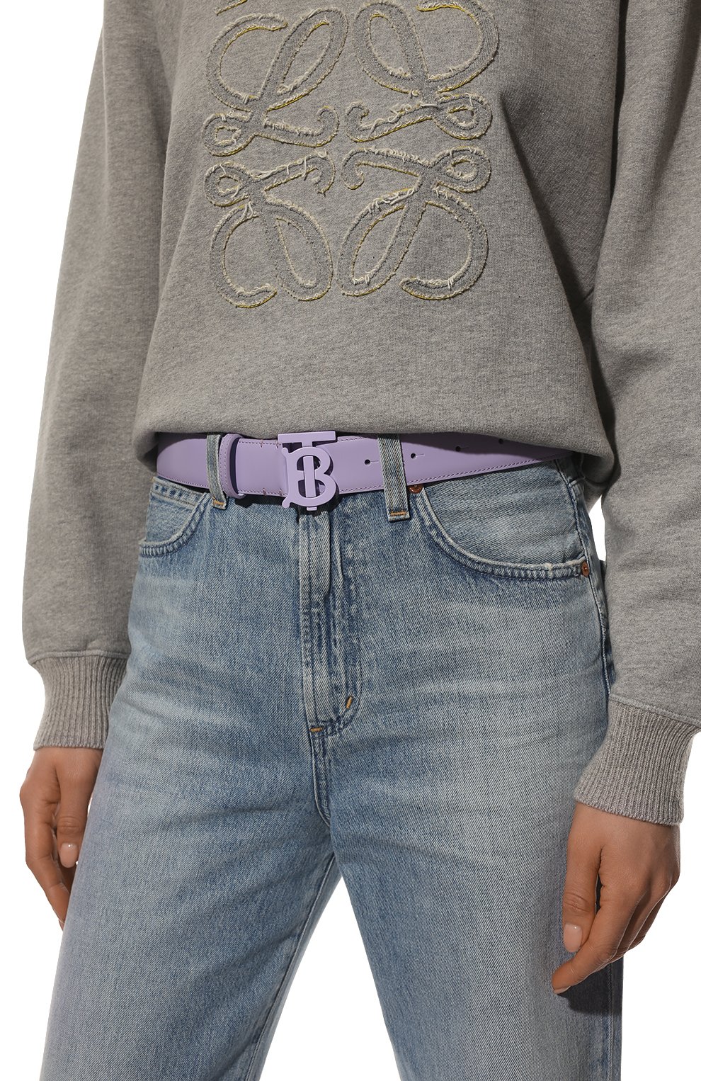 Кожаный ремень BURBERRY, арт. 8049238, фото 2