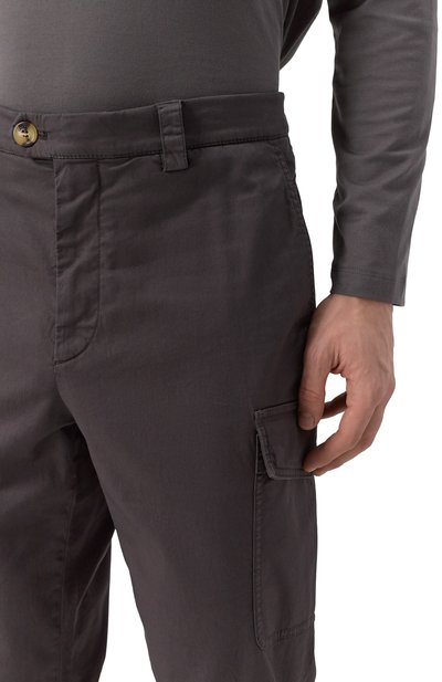 Хлопковые �брюки-карго BRUNELLO CUCINELLI, арт. M289LE1890, фото 5
