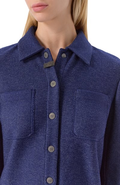 Шерстяная рубашка FREEAGE, арт. WW26.BL024.2003.409, фото 5