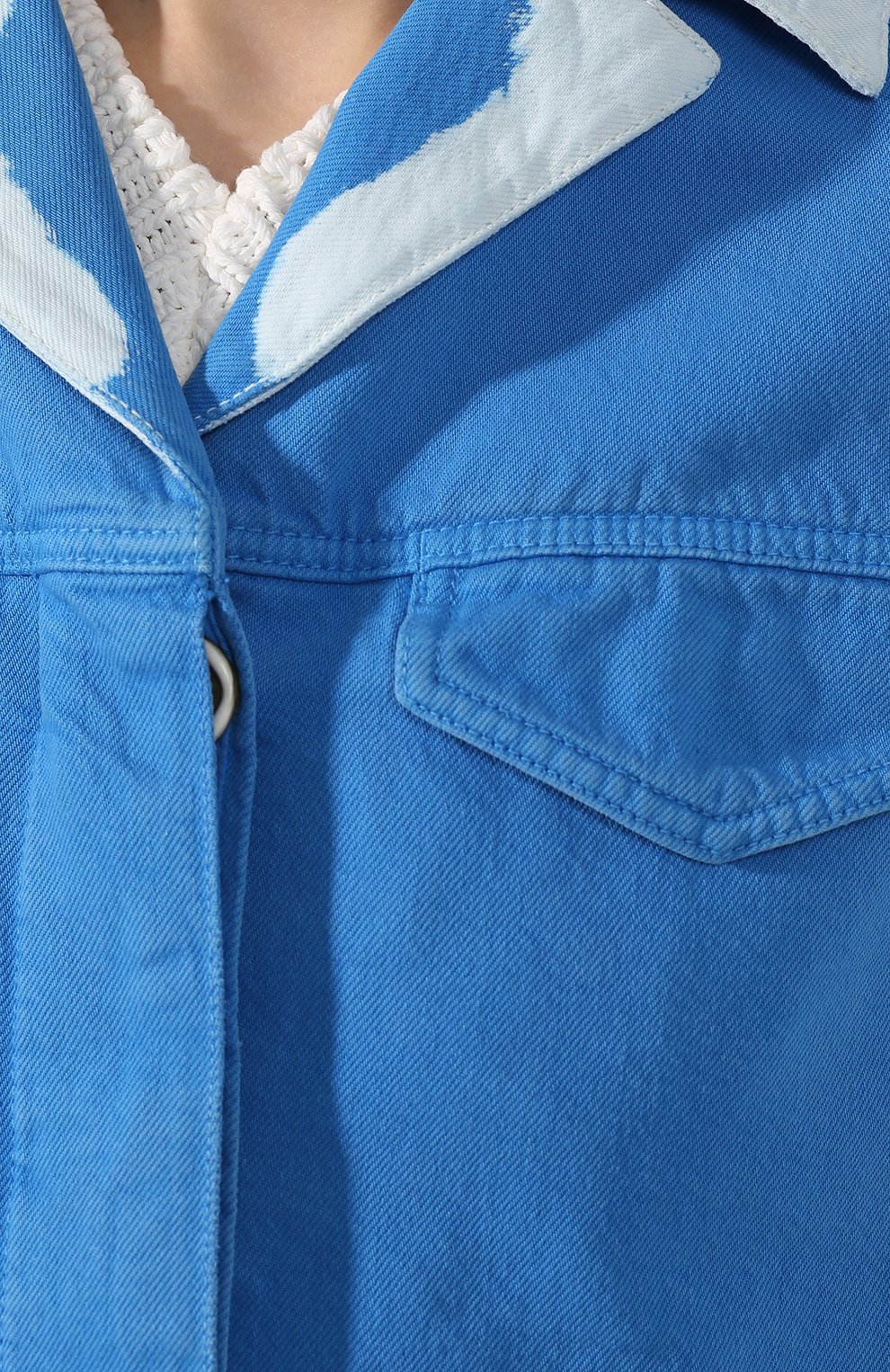 Джинсовая куртка MARNI синего цвета по цене 134000 руб., арт. GIJD0115G2/TCZ09, фото 5 Джинсовая куртка MARNI, арт. GIJD0115G2/TCZ09, фото 5