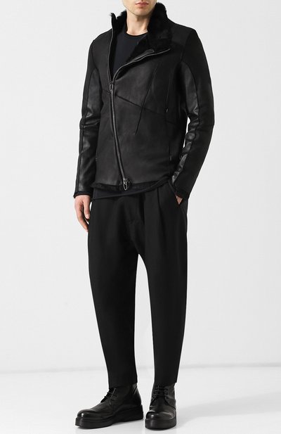 Кожаные ботинки MARSELL черного цвета по цене 99500 руб., арт. MM2846/VACCH.V0L0NATA, фото 2 Кожаные ботинки MARSELL, арт. MM2846/VACCH.V0L0NATA, фото 2