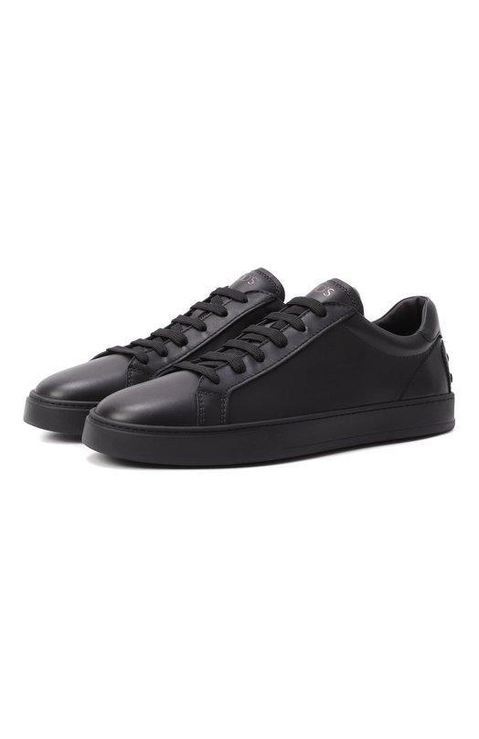 Кожаные кеды Tod’s XXM04L0HZ40/JUS Чёрный XXM04L0HZ40/JUS