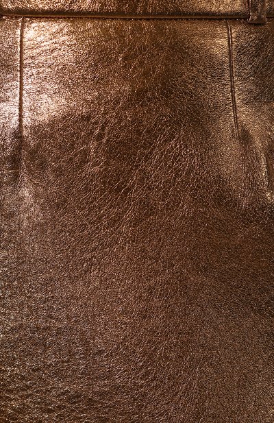 Кожаная юбка SAINT LAURENT, арт. 575528/YC2CE, фото 5