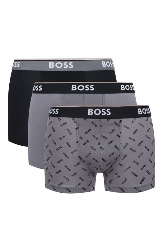 Комплект из трех боксеров BOSS 50554443 Серый 50554443