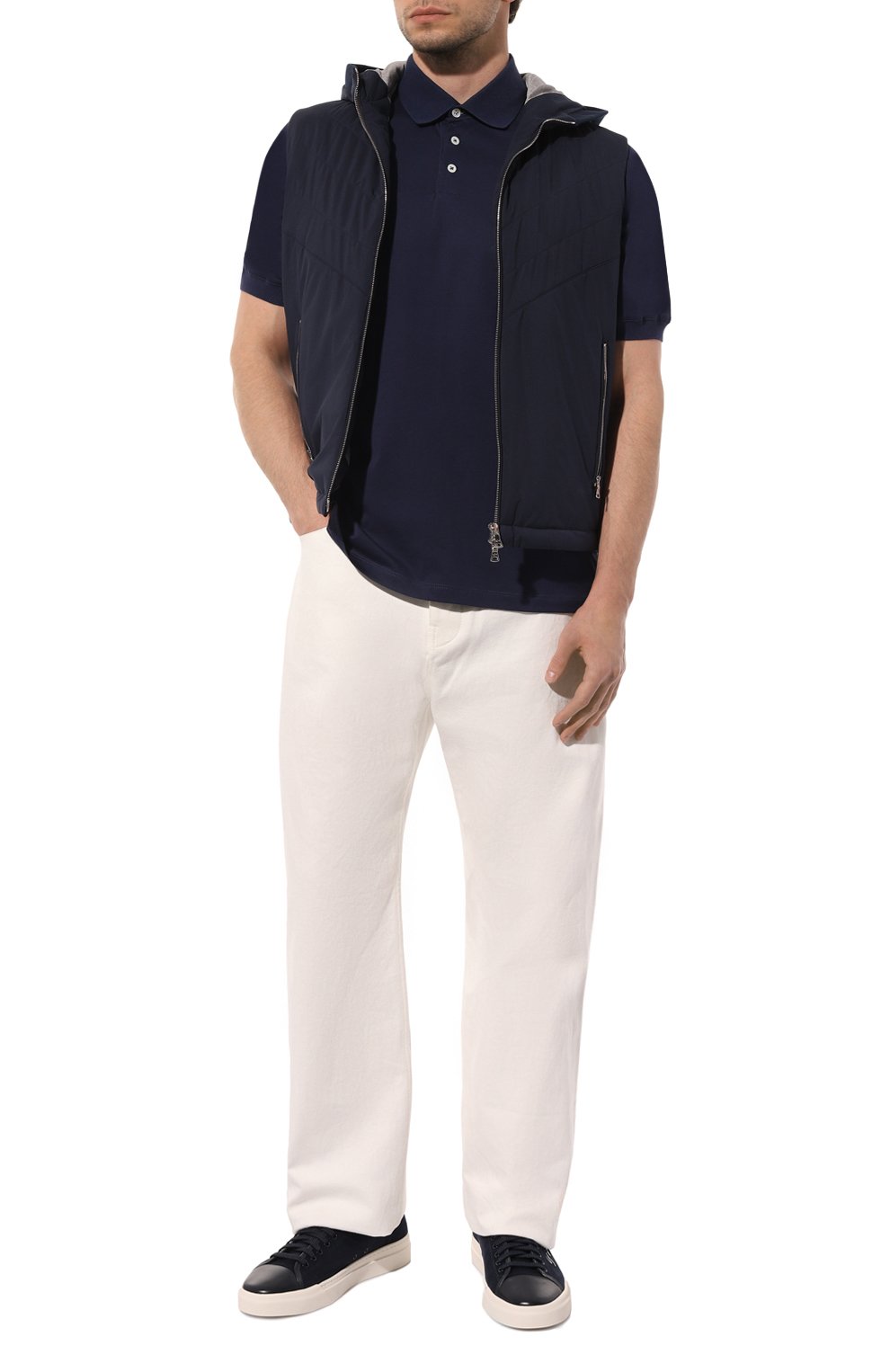 Хлопковое поло BRUNELLO CUCINELLI, арт. M0B138116, фото 2