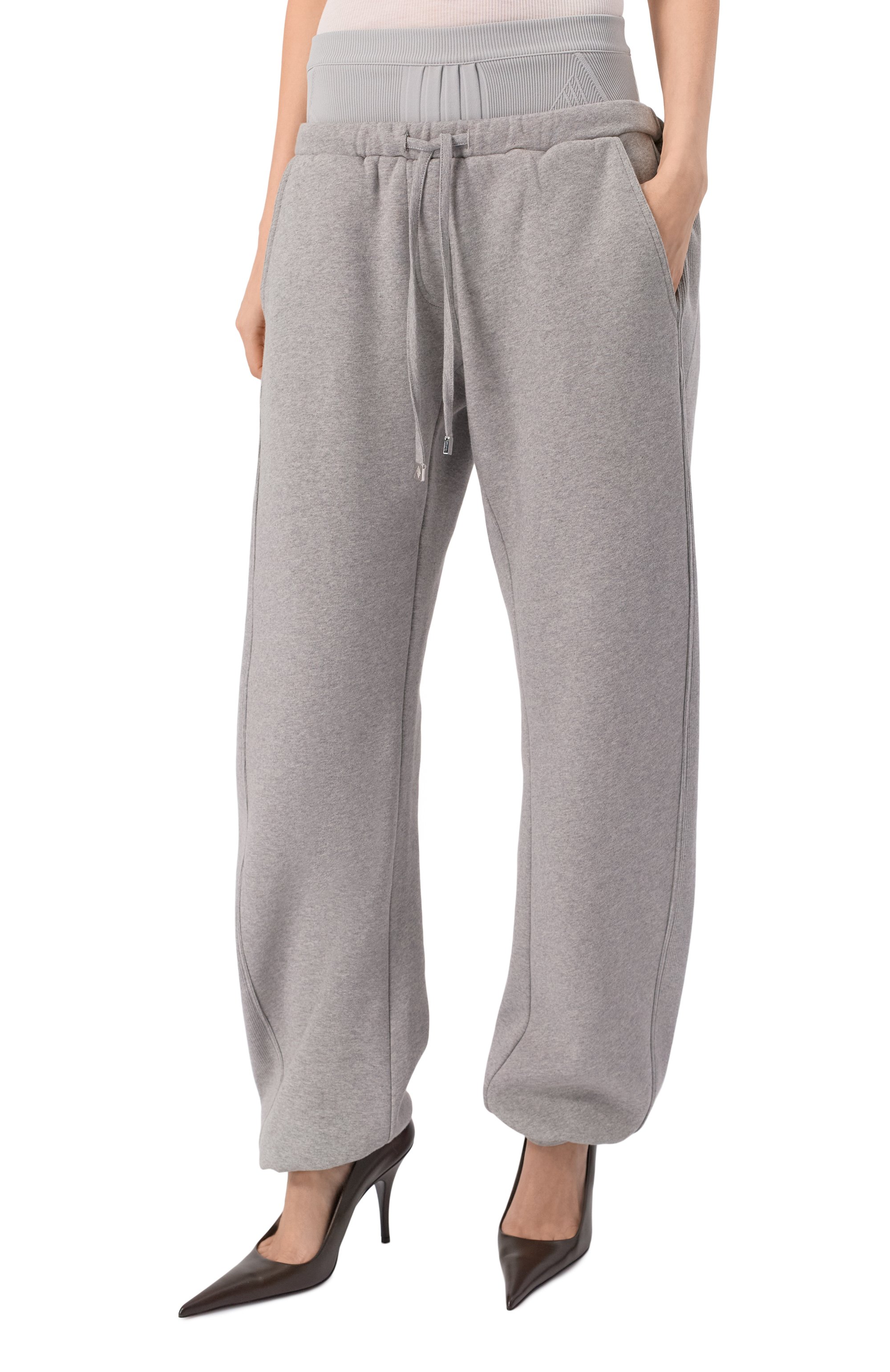 Хлопковые джоггеры THE ATTICO, арт. 260WCP00290/JJF003AA, фото 3