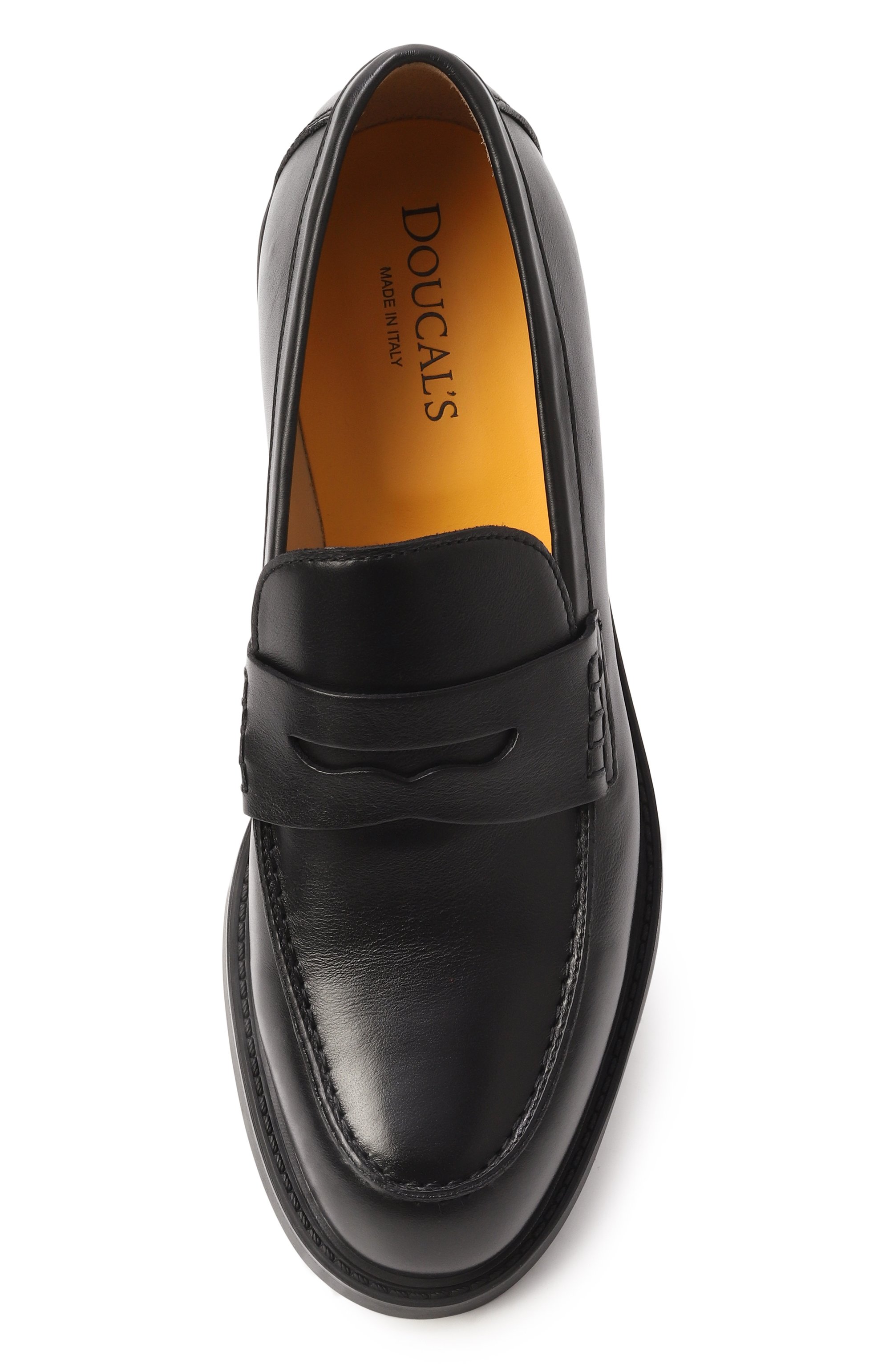 Кожаные пенни-лоферы DOUCAL'S, арт. DD8664BRUGUF214N, фото 6