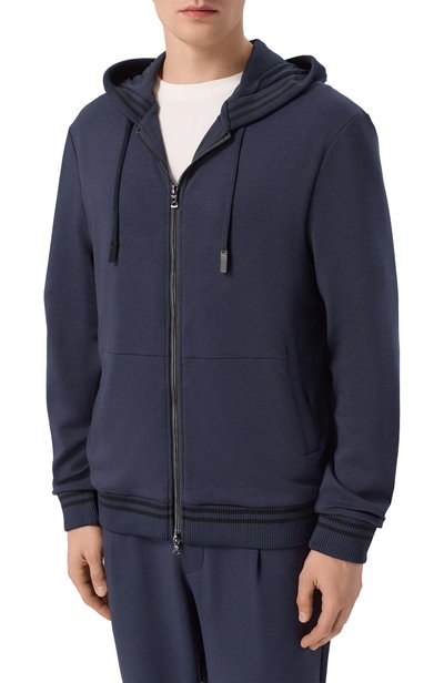 Толстовка BOGNER темно-синего цвета по цене 44950 руб., арт. 88235253, фото 3 Толстовка BOGNER, арт. 88235253, фото 3