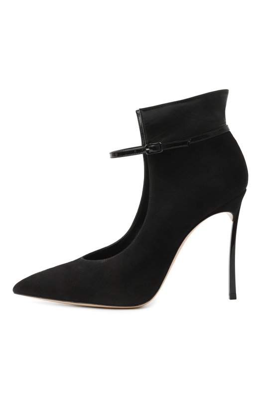 Замшевые туфли Blade 100 Casadei 1H038A100T/T0545 Чёрный  1H038A100T/T0545 Фото 4