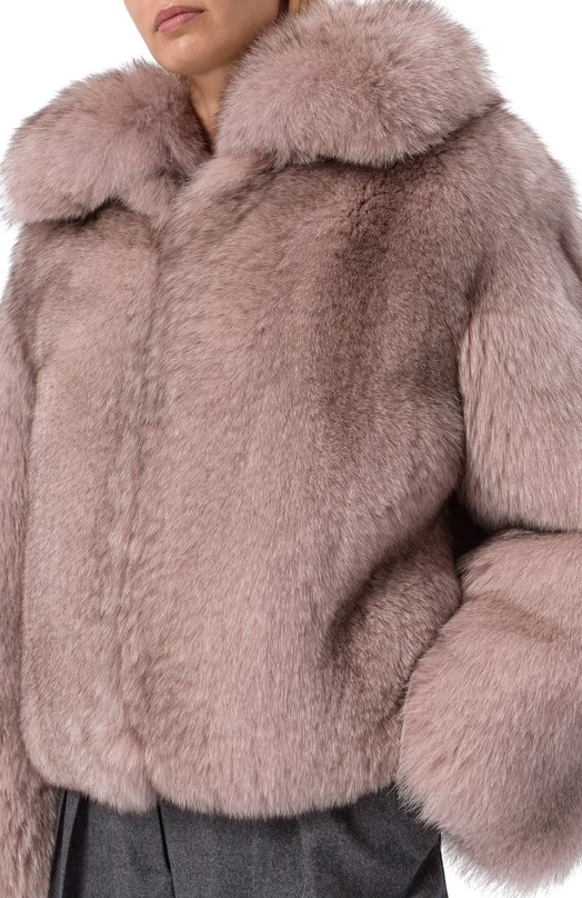 Шуба из песца Русский мех 13.5 AI Бежевый  13.5 AI Фото 5