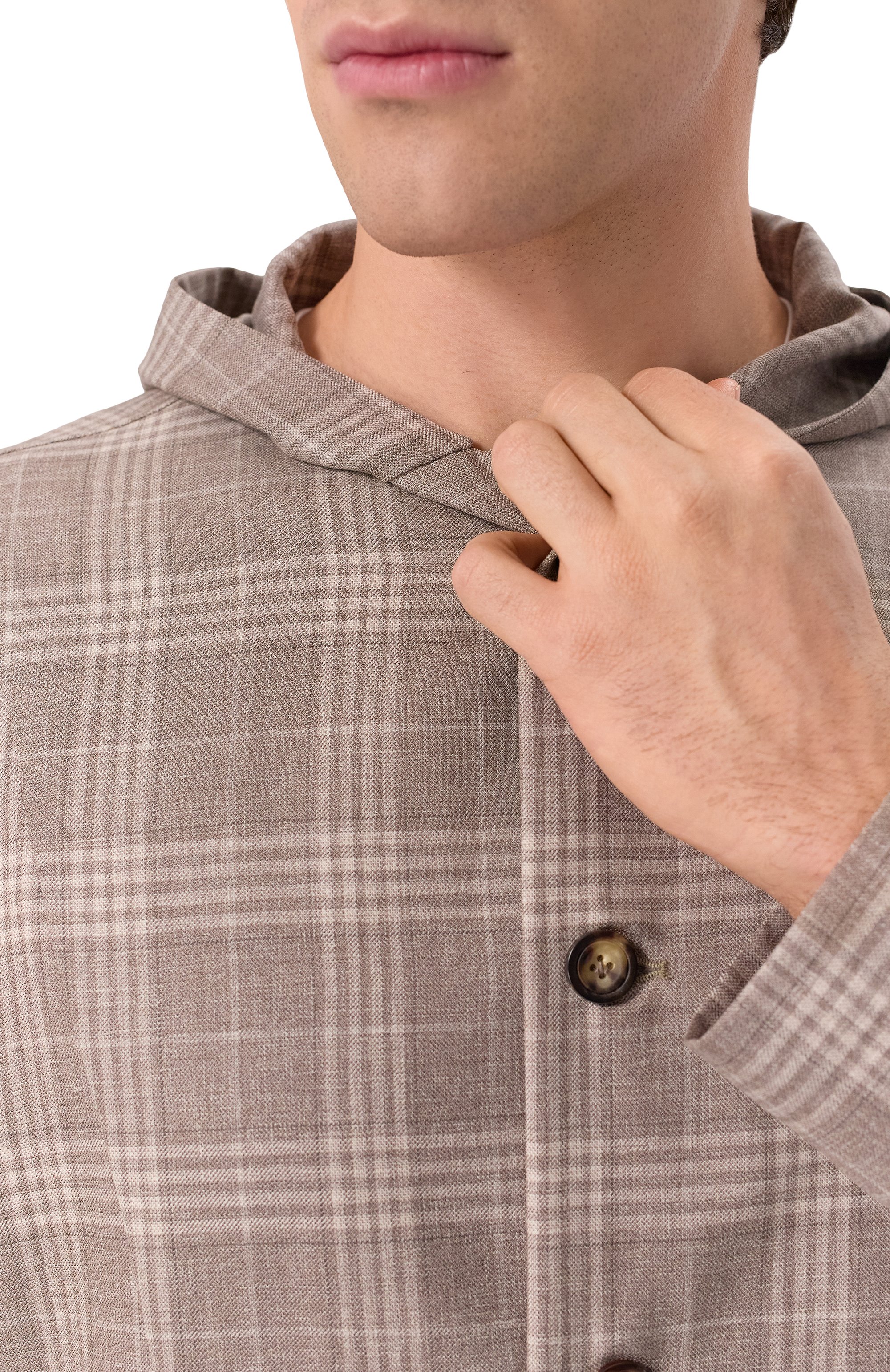 Шерстяная рубашка KITON, арт. UMCLUCAK0624E05, фото 5