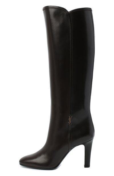 Кожаные сапоги jane SAINT LAURENT, арт. 632636/1YU00, фото 4