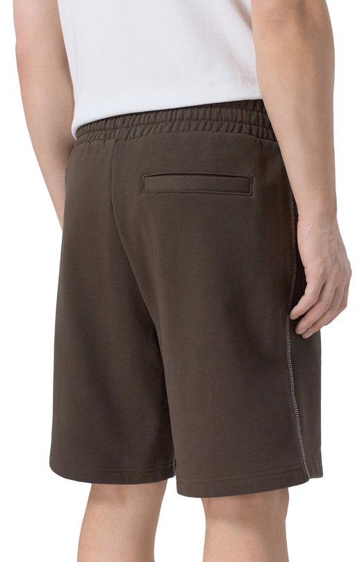 Хлопковые шорты HUGO Blue 50553499 Коричневый  50553499 Фото 4