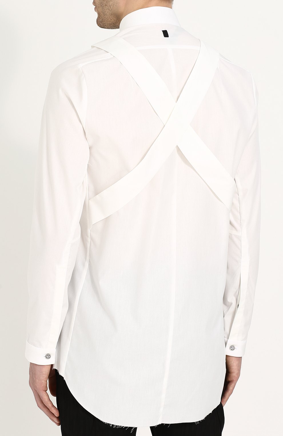 Хлопковая рубашка с необработанным краем MANUEL MARTE, арт. S7202, фото 4