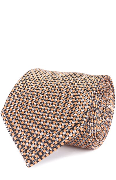 Мужской шелковый галстук с узором ZEGNA, арт. Z9E171L8