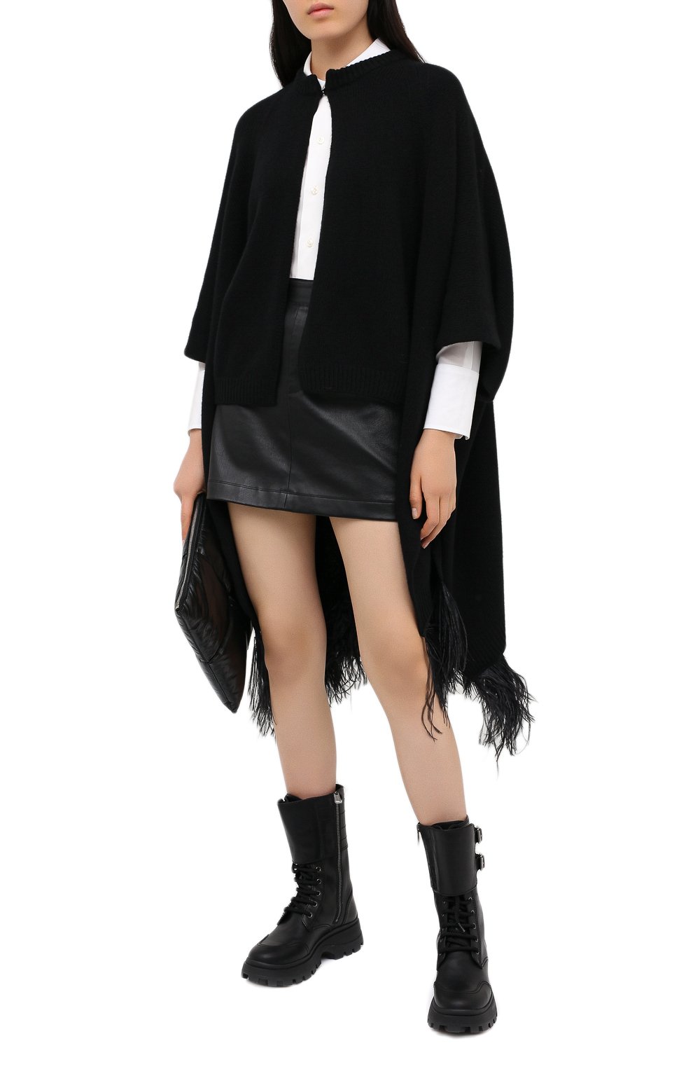 Накидка из шерсти и кашемира VALENTINO, арт. UB3KSA065QK, фото 3