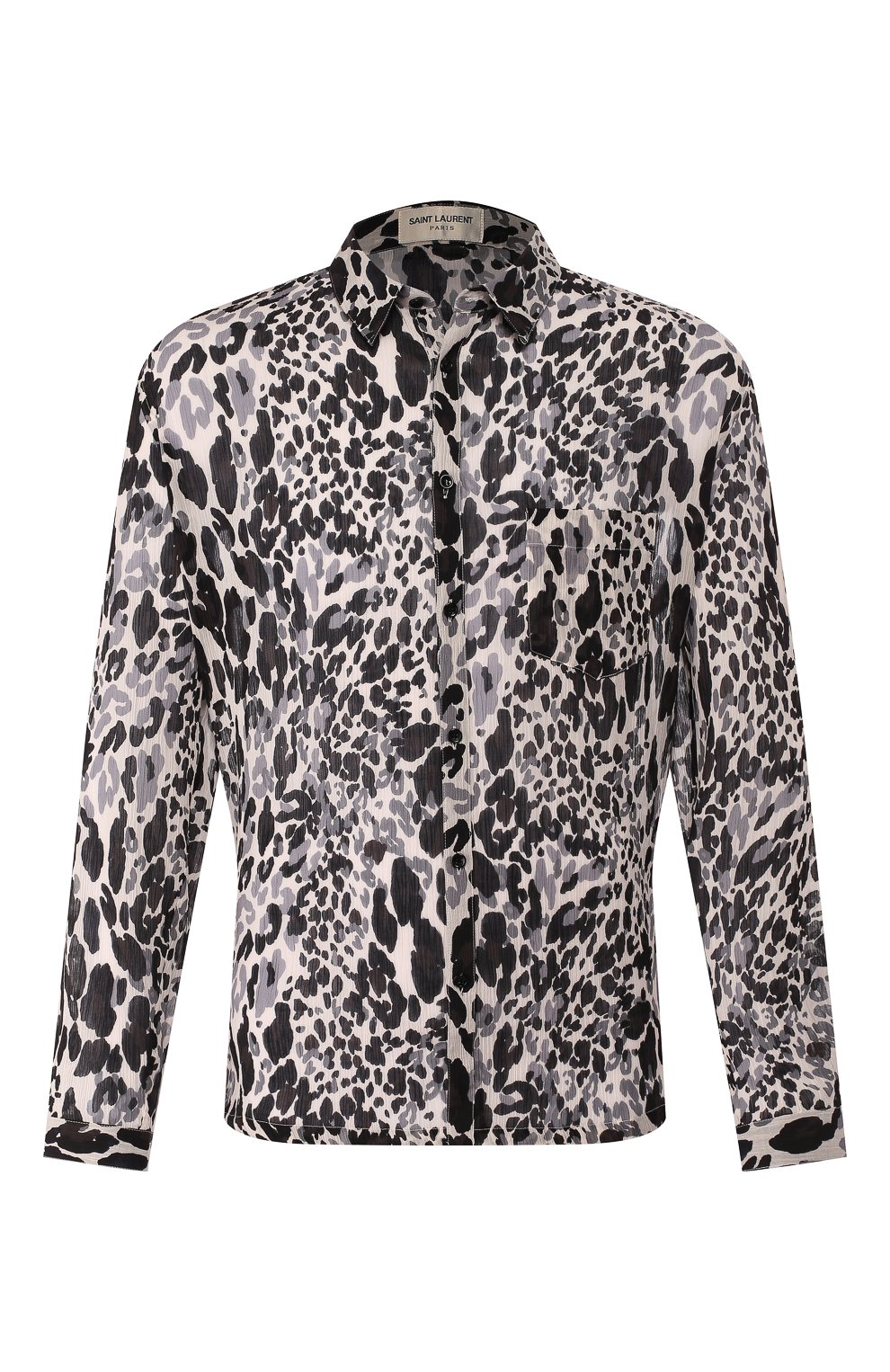 Рубашка из смеси хлопка и шелка SAINT LAURENT, арт. 599291/Y1A69, фото 1