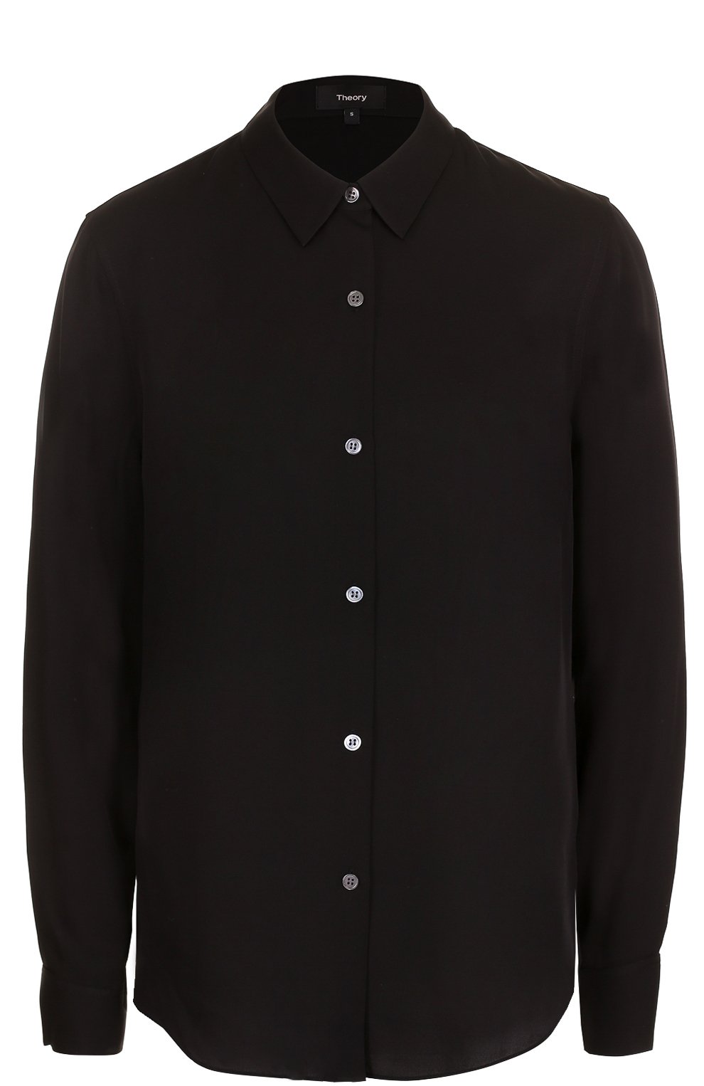 Приталенная шелковая блуза THEORY, арт. F0002514, фото 1